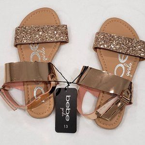 Bebe flat girls sandals